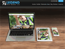Tablet Screenshot of legendwebworks.com